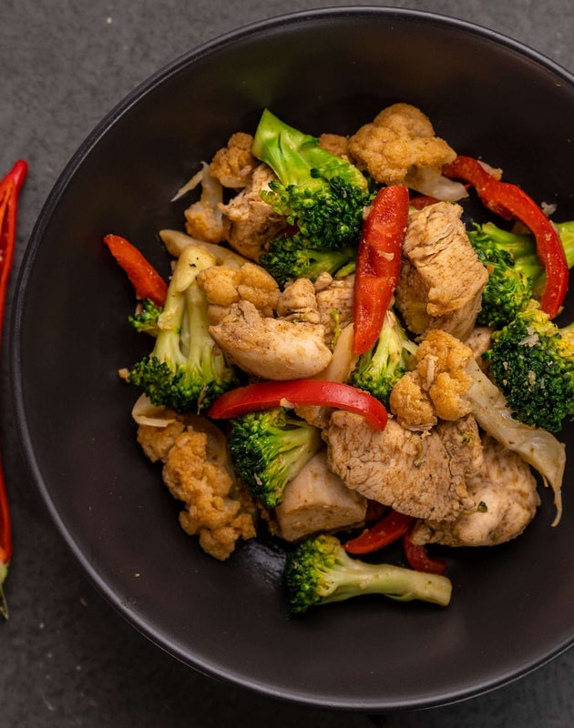 Basil Pesto Chicken and Veggies