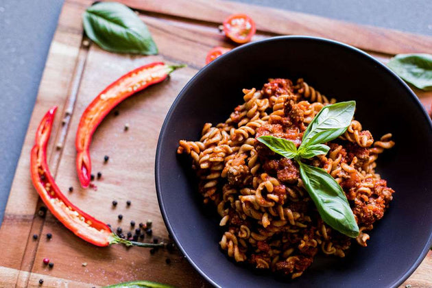 Beef Bolognese with Wholemeal Pasta