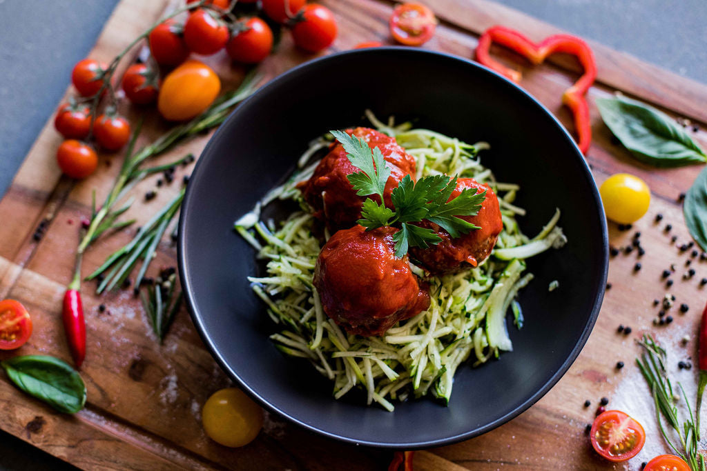 Beef Meatballs with Mixed Veg