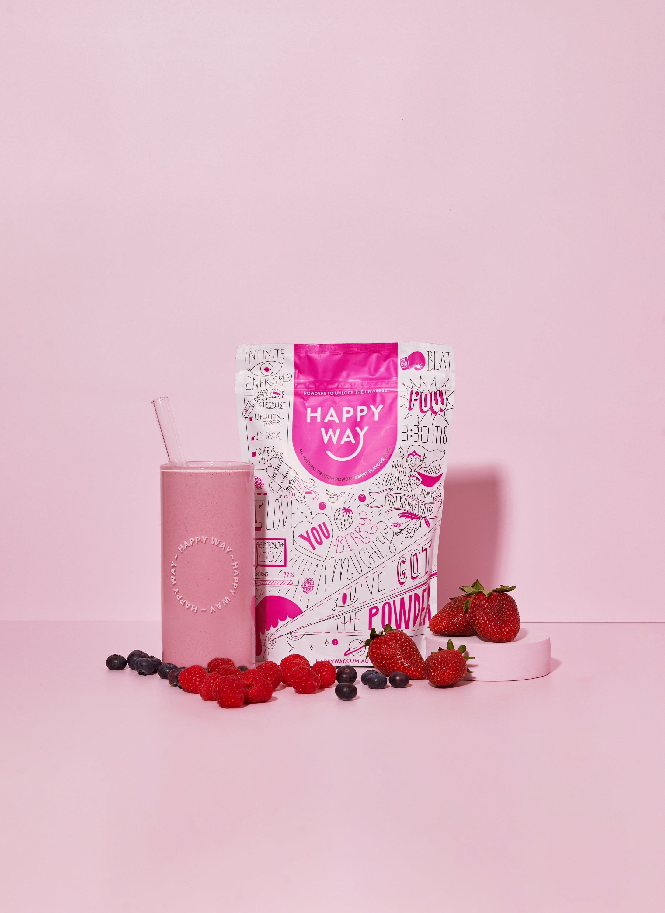 Supercharged Banana Berry Protein Smoothie Kit