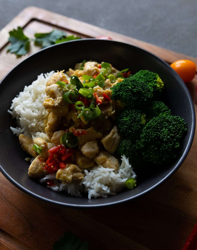 Honey Chicken Rice Bowl